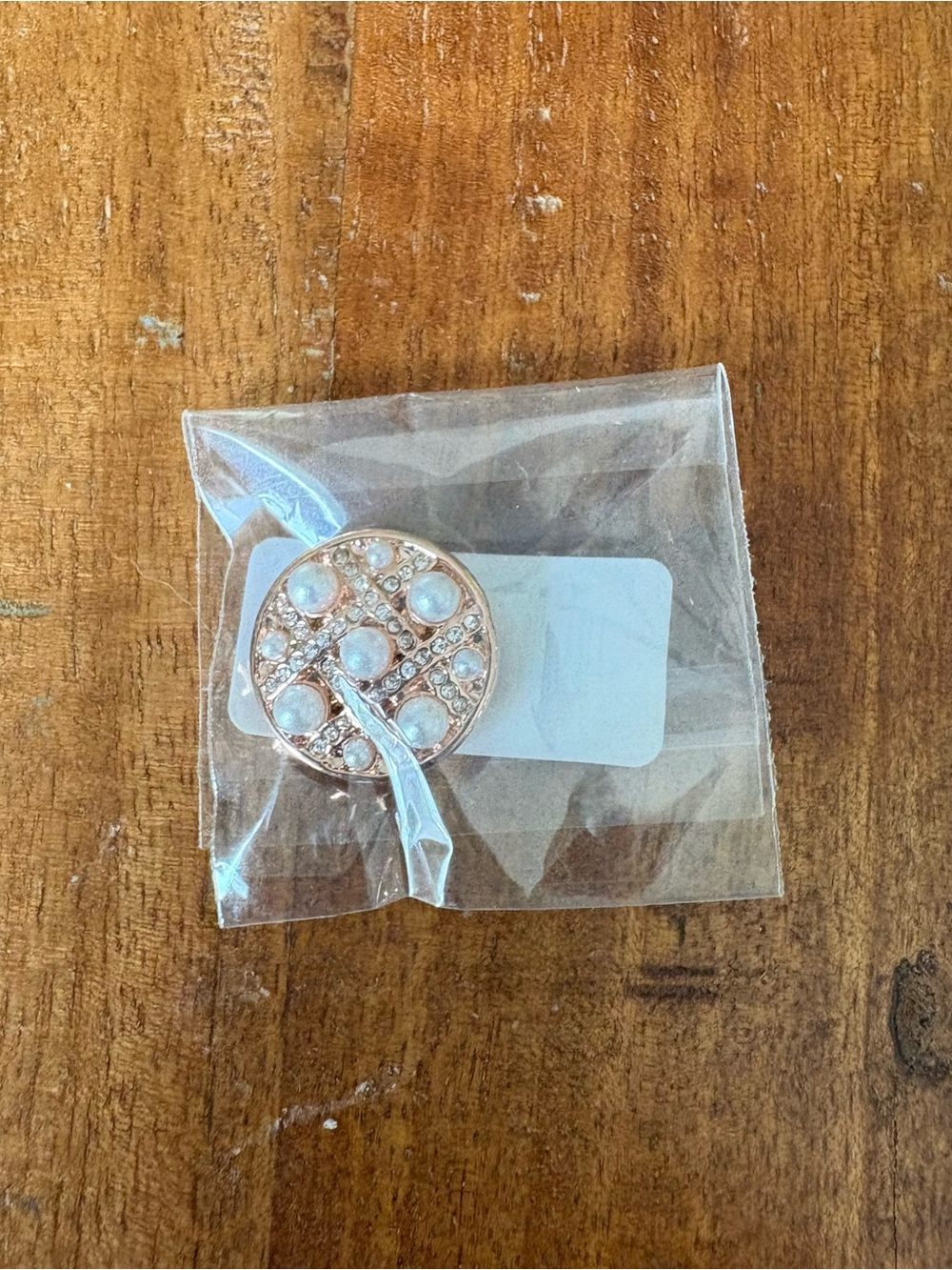 Gold & Pearl Magnolia and Vine Interchangeable Snap
